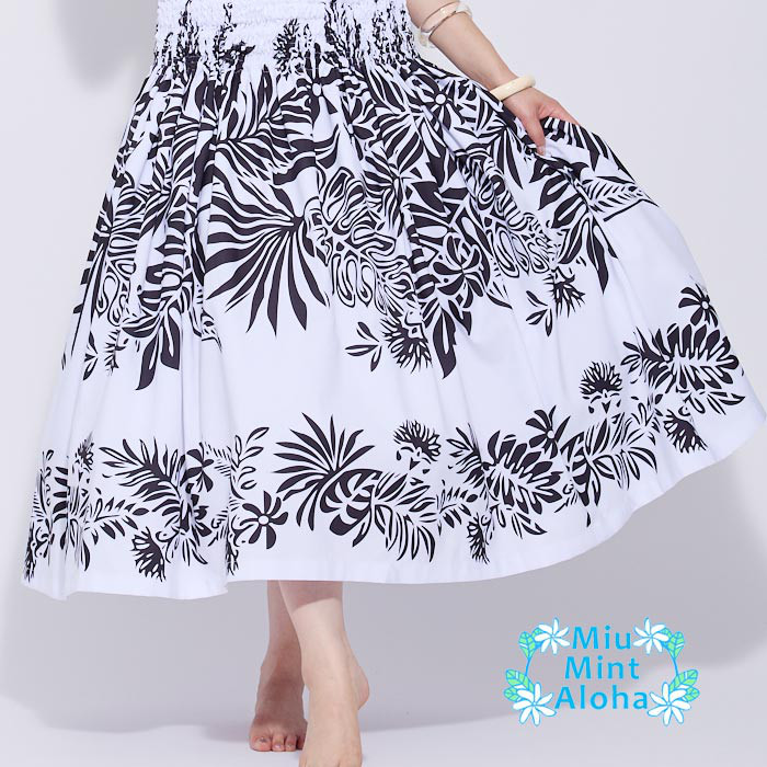 パウスカート 細見えパウスカート　フラダンス　太って見えないパウスカート　p00424　受注生産および即納