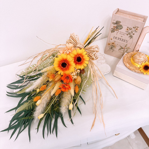 ひまわりページ 091208itひまわり | ブリザーブドフラワーのオーダーメイド専門店