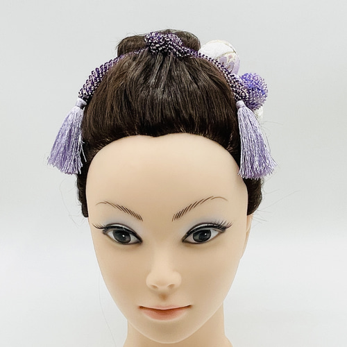 ❤限定品 ❤ ちんころ かのこ 鹿の子 和玉14本セット 木目込み鞠 紫