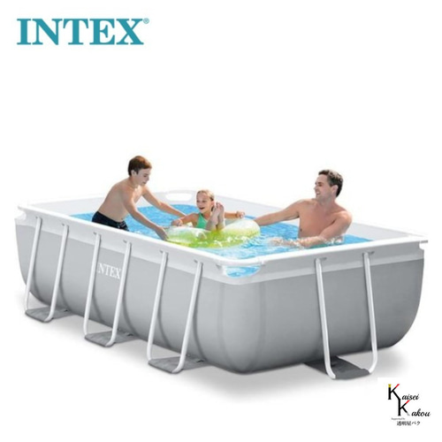 新品　インテックス フレームプール Amazon.co.jp: 【カバー付き】 INTEX インテックス Rectangular