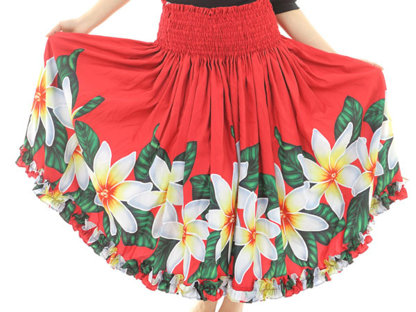 パウスカート 細見えパウスカート　フラダンス　太って見えないパウスカート　p00741　受注生産および即納