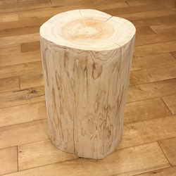 ひのき　丸太 スツール 椅子　No.1717 Hinoki Wood Stool No.1717 椅子（チェアー）・スツール Wood Factory