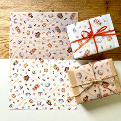 トレーシングペーパー【パンプキンパーティー】 5枚 A4サイズ デザイン