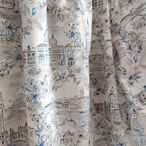 リバティ☆ LIBERTY ヴェネツィア グレーブラウン 系 ヨークブラウス