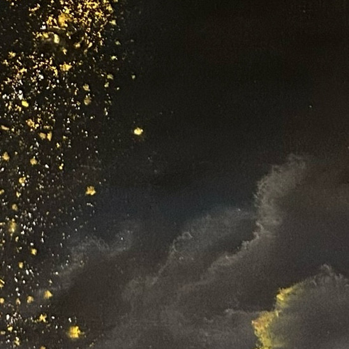 月と星の幻想的なパステル画 原画 絵画 megu 通販 19582400