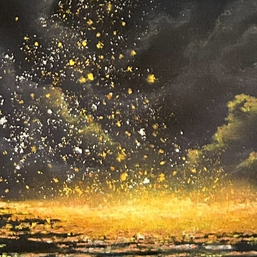 ゆう　a candle at night パステル画　絵画アート原画 ゆう a candle at night パステル画 絵画アート原画 ゆう様専用