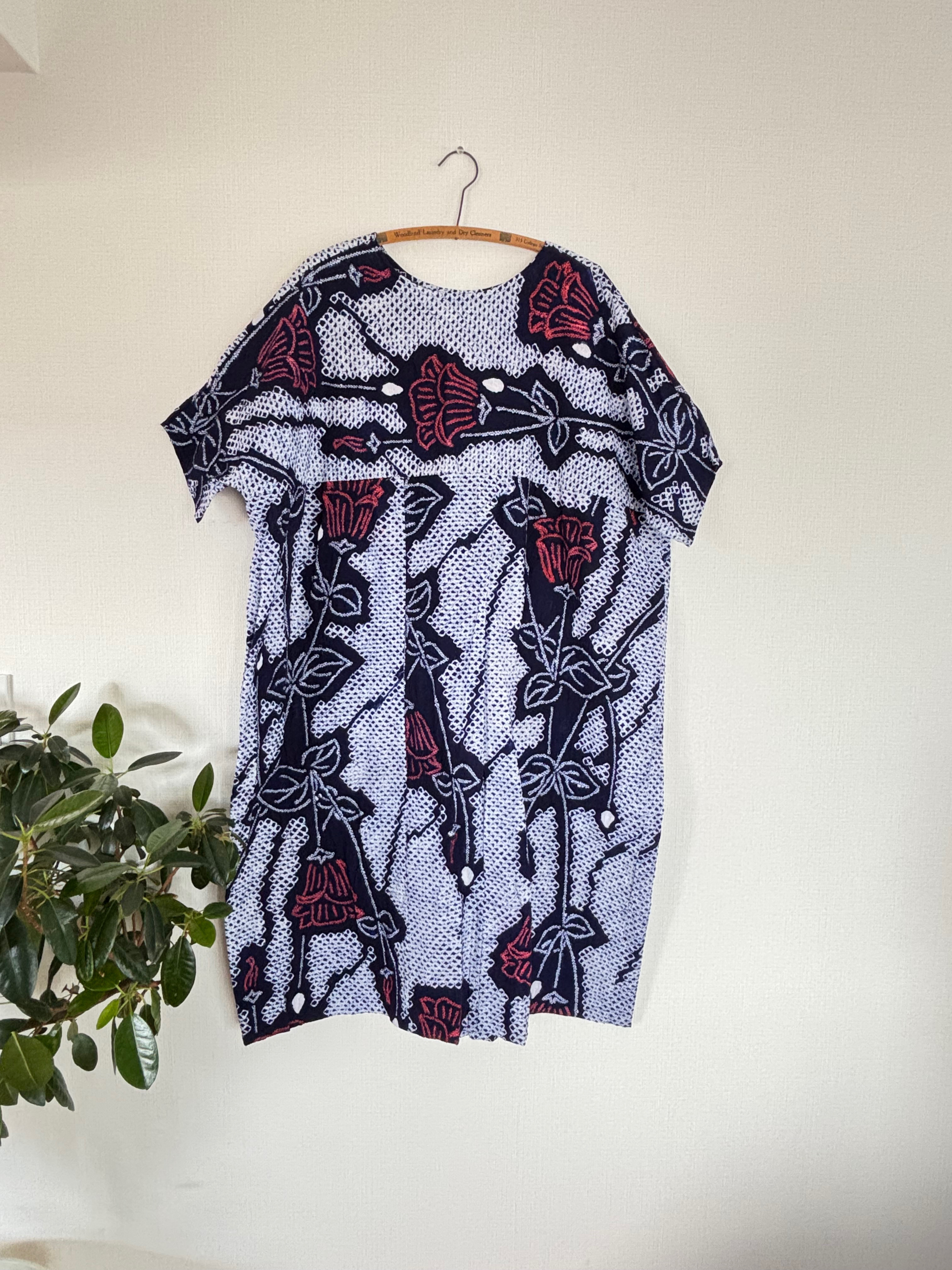 浴衣ワンピースI（有松絞り）