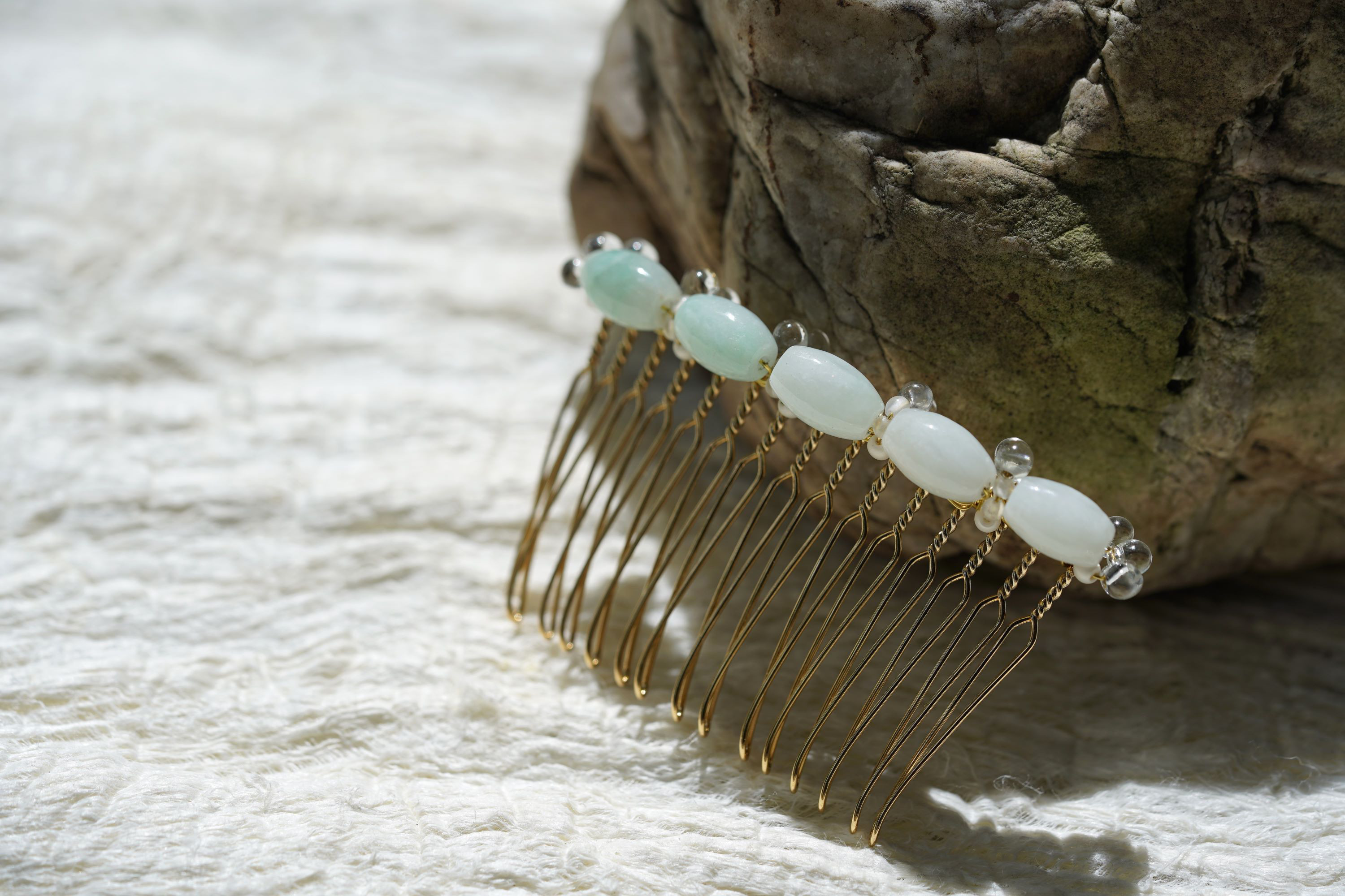 せせらぎ【美濃の川～翡翠色ヘアコーム】