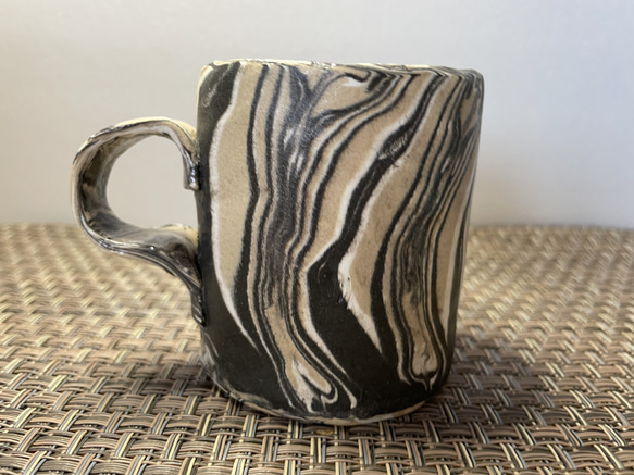 練り込みコーヒーカップ３色３ 1枚目の画像