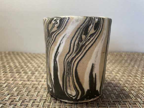 練り込みコーヒーカップ３色３ 6枚目の画像