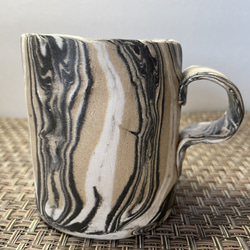 練り込みコーヒーカップ３色３ 2枚目の画像