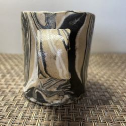 練り込みコーヒーカップ３色３ 5枚目の画像