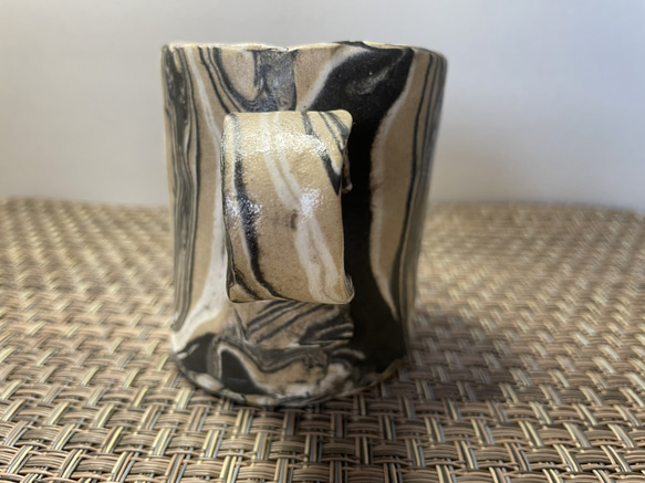 練り込みコーヒーカップ３色３ 5枚目の画像