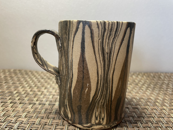 練り込みコーヒーカップ３色４ 1枚目の画像