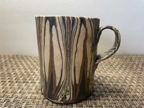 練り込みコーヒーカップ３色４ 3枚目の画像