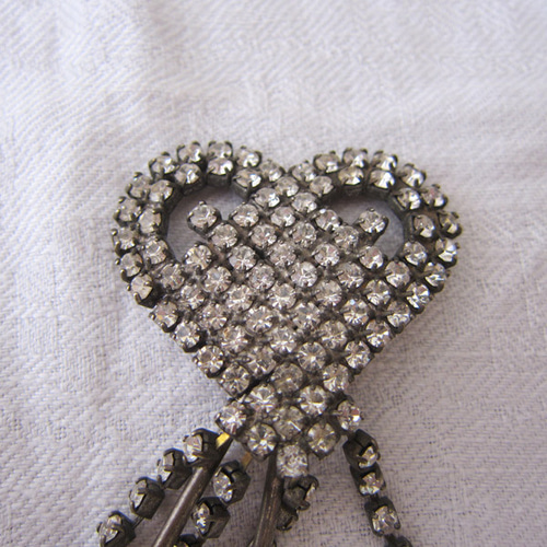 ヴィンテージ　グラスストーン　ハットピン ヴィンテージ グラスストーン ハットピン 【公式通販】