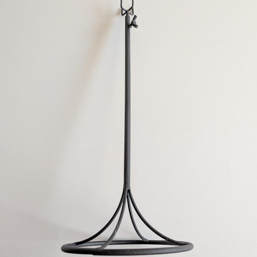 ドライフラワーリース エキナセアの置き型フライングリース ナチュラル