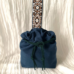 インド刺繍 巾着バッグ のおすすめ人気通販 検索結果｜Creema(クリーマ