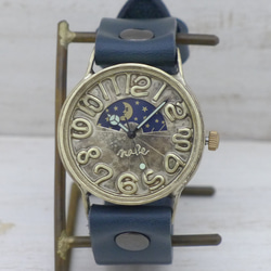 JUM142S&M Sun&Moon JUMBO Brass サン＆ムーン 手作り腕時計 [JUM142S&M NV] 6枚目の画像