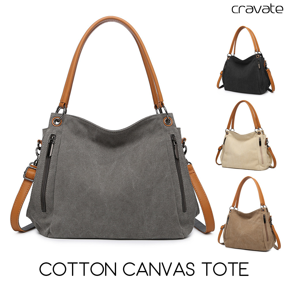 トートバッグ キャンバス 帆布×牛革 コンビ ショルダートートバッグ レディース バッグ 鞄 ショルダートート グレー