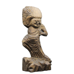 円空彫り仏像：木端仏（kp20190314） 彫刻 円空工房クリーマ店 通販