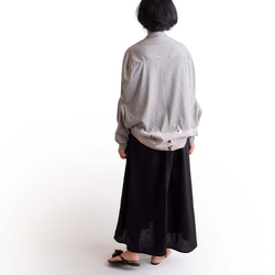 春夏秋【パンダのカーディガン】刺繍　ライトグレー　冷房対策　日焼け止め 8枚目の画像