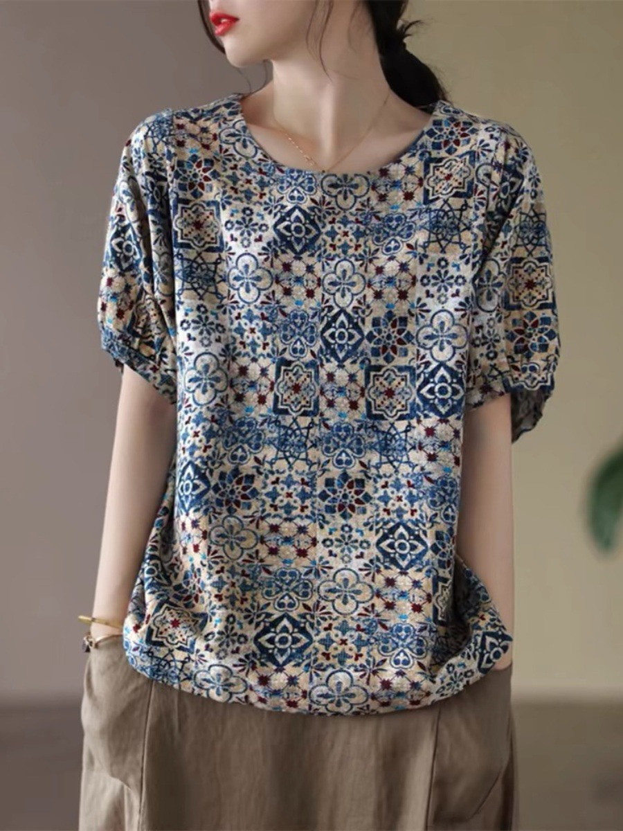 レディースラミー クルーネック 半袖Tシャツ インナー用