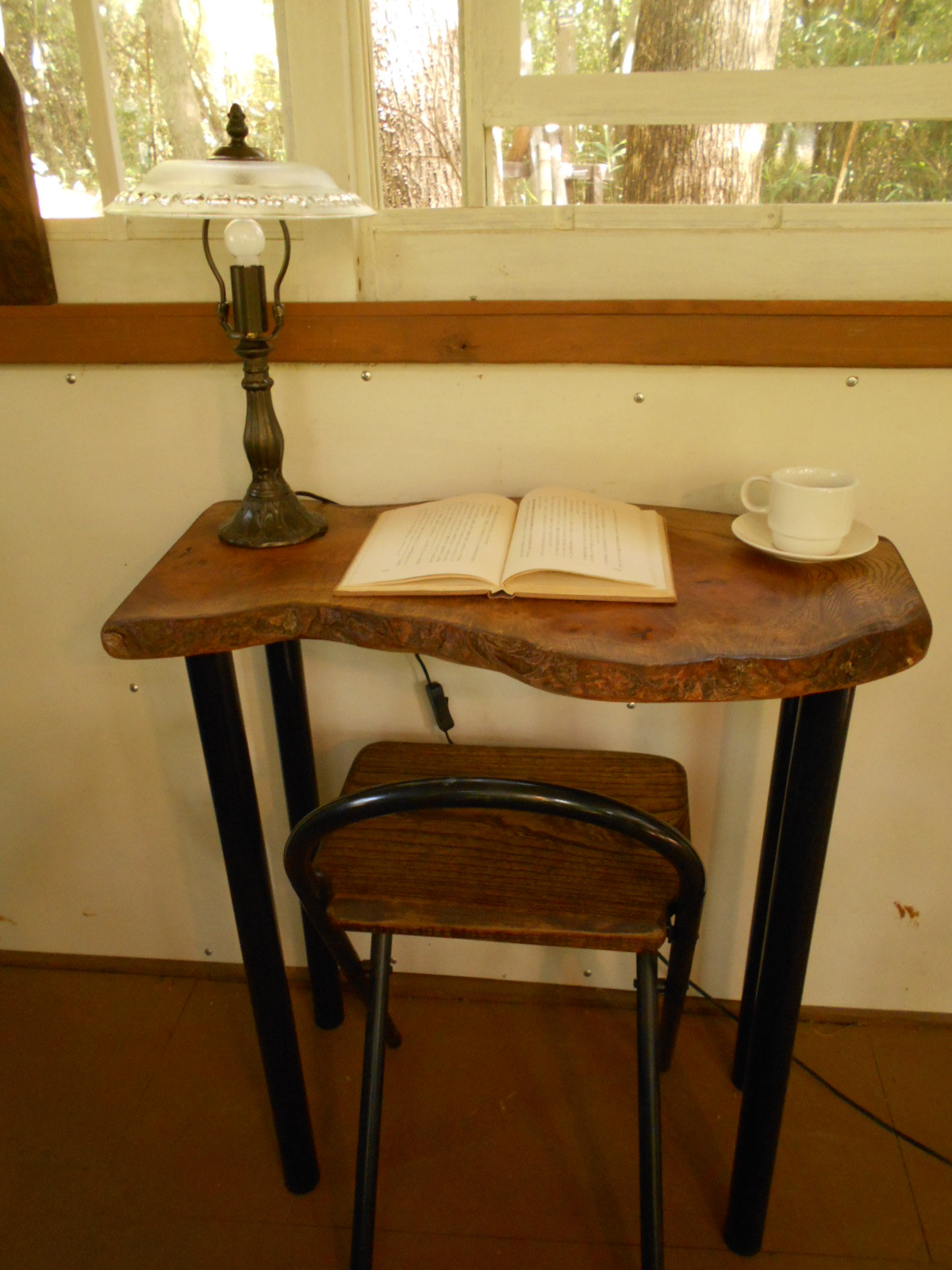 欅（けやき）　アイアンテーブルイスセット　07-04-2