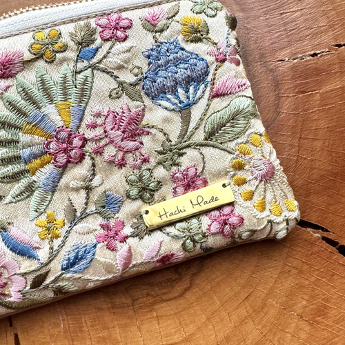 送料無料】高見えフェイクレザー⌇キーリング付きで使い方色々⌇インド