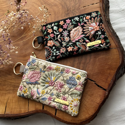 送料無料】高見えフェイクレザー⌇キーリング付きで使い方色々⌇インド