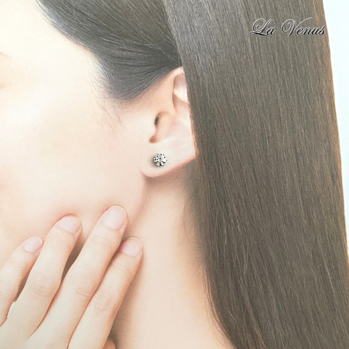 ✴︎つけっぱなしOK✴︎ 奇跡の宝石 モアサナイト スタッドピアス 大粒