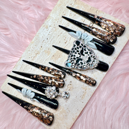 No. 288 派手ネイル ギャルネイル ゴテゴテ 鬼ロングネイル お菓子ネイル No.59 派手ネイル ギャルネイル ゴテゴテネイル ロングネイル お