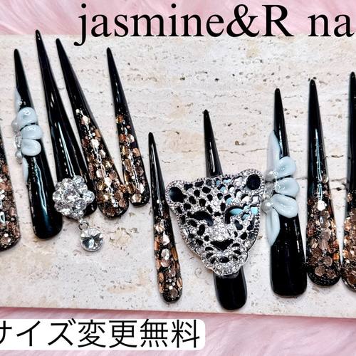 No. 219 派手ネイル ギャルネイル ゴテゴテ 鬼ロングネイル お菓子ネイル 超鬼ロングネイルチップ💅 オーダーありがとうございました