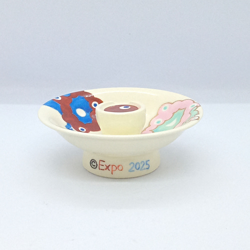 meg様 オーダー品 EXPO2025 ミャクミャク 京焼・清水焼 香立て＆お香