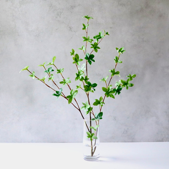 ドウダンツツジ フェイクグリーン 枝もの 観葉植物 卓上 北欧