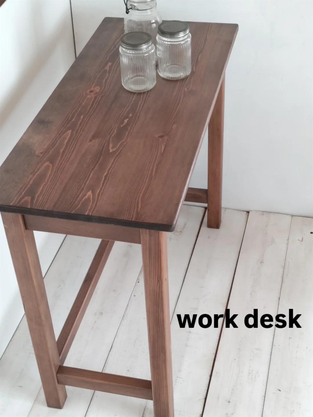 シンプルなワークデスク、コンソールテーブル、パソコンデスク、キッズデスク