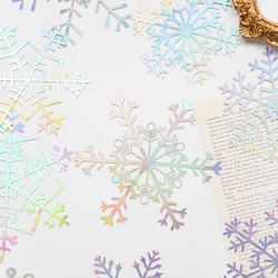 コラージュ風デザインペーパー 40枚 flower notes [AX411] その他雑貨