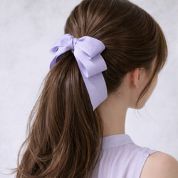 メグえもん様 ハーフ シュシュ☆ビーズ ヘアゴム☆ハンドメイド 紫 メグえもん様 ハーフ シュシュ☆ビーズ ヘアゴム☆ハンドメイド 紫の