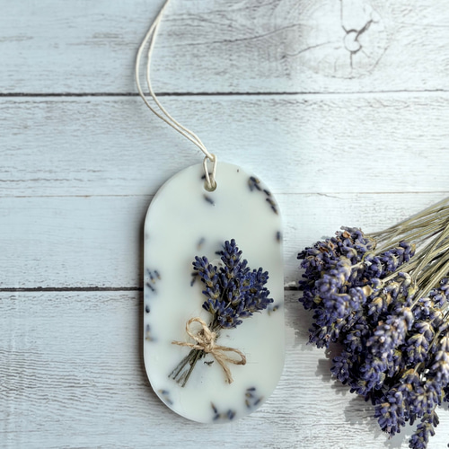 ラベンダーナチュラルアロマワックスサシェ ドライハーブ3点セット