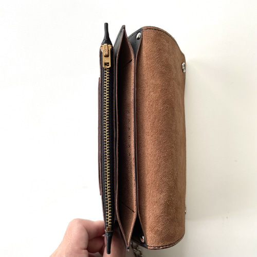 ご注文品　ミドルトラッカーウォレット　ロウ付けチェーン　ヴィンテージタロン aaadaaミドルトラッカーウォレット ロウ付けチェーン