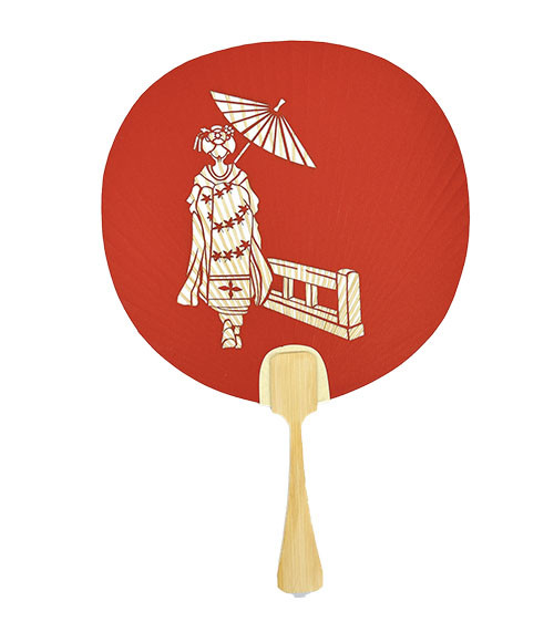 訳アリ品　都うちわ　舞妓10本セット