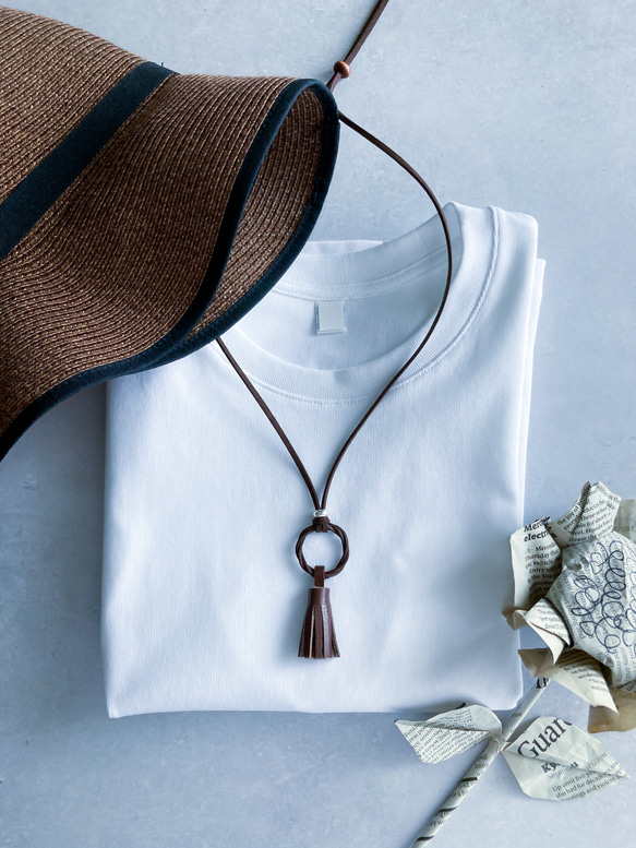 小物１ 装飾的メタルペンダント タッセル付き 楽天市場】2色のタッセルブレード（ブルーグレー＆ホワイト）約20cm