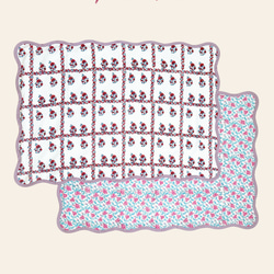 ブロックプリント うねうねガーゼブランケット その他インテリア雑貨