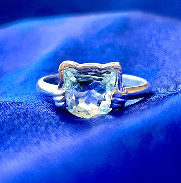 r様 ブルートパーズ ブルージルコン リング 11号 r様 ブルートパーズ ブルージルコン リング 11号 r様 ブルー