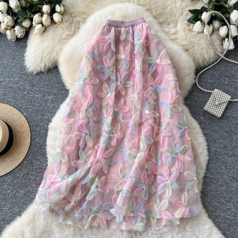 花柄、チュールスカート 、レディース、夏 4,599円