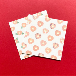 椿のデザインペーパー1(A4・6枚セット) 包装紙・ラッピング