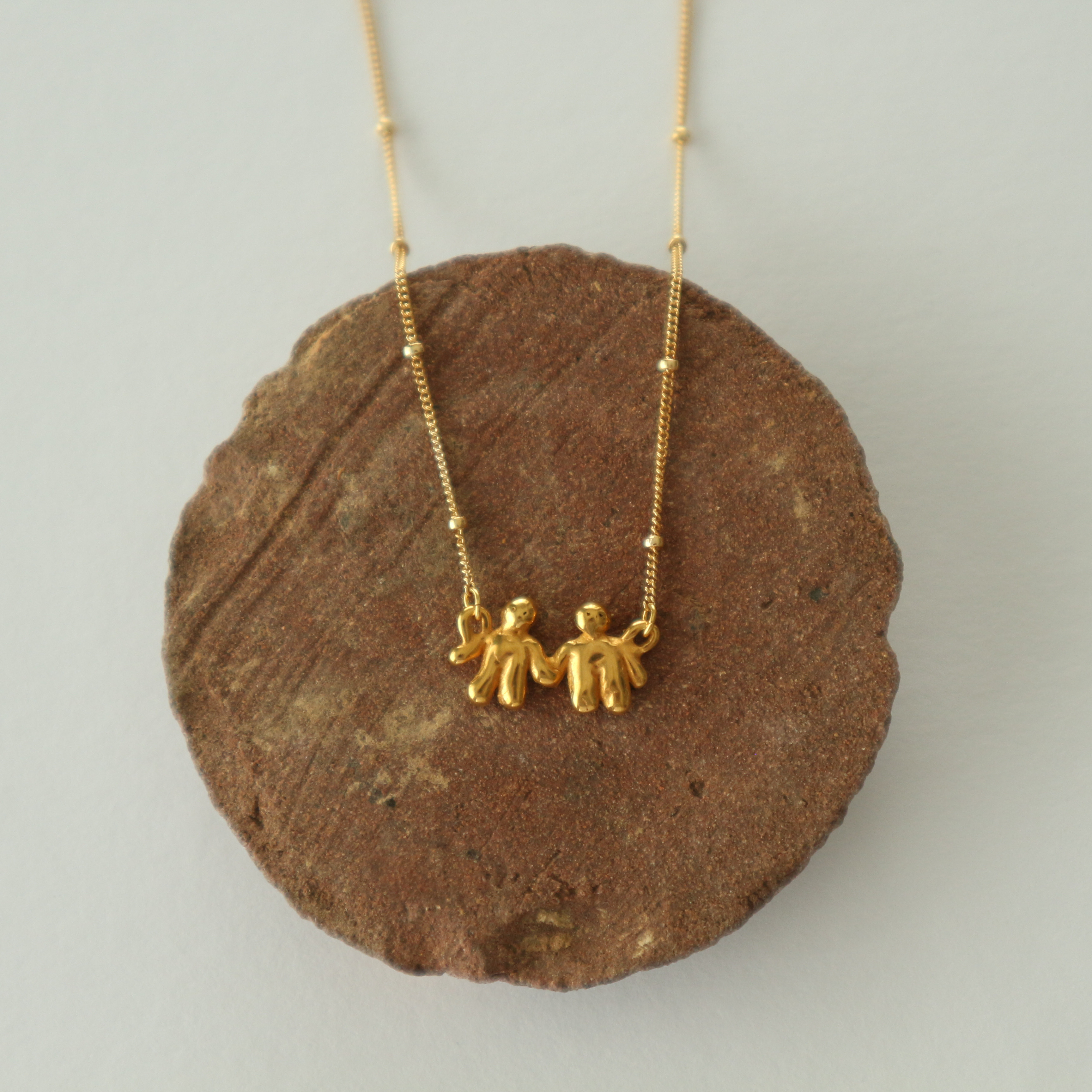 双子の星座の首飾り＜ネックレス＞