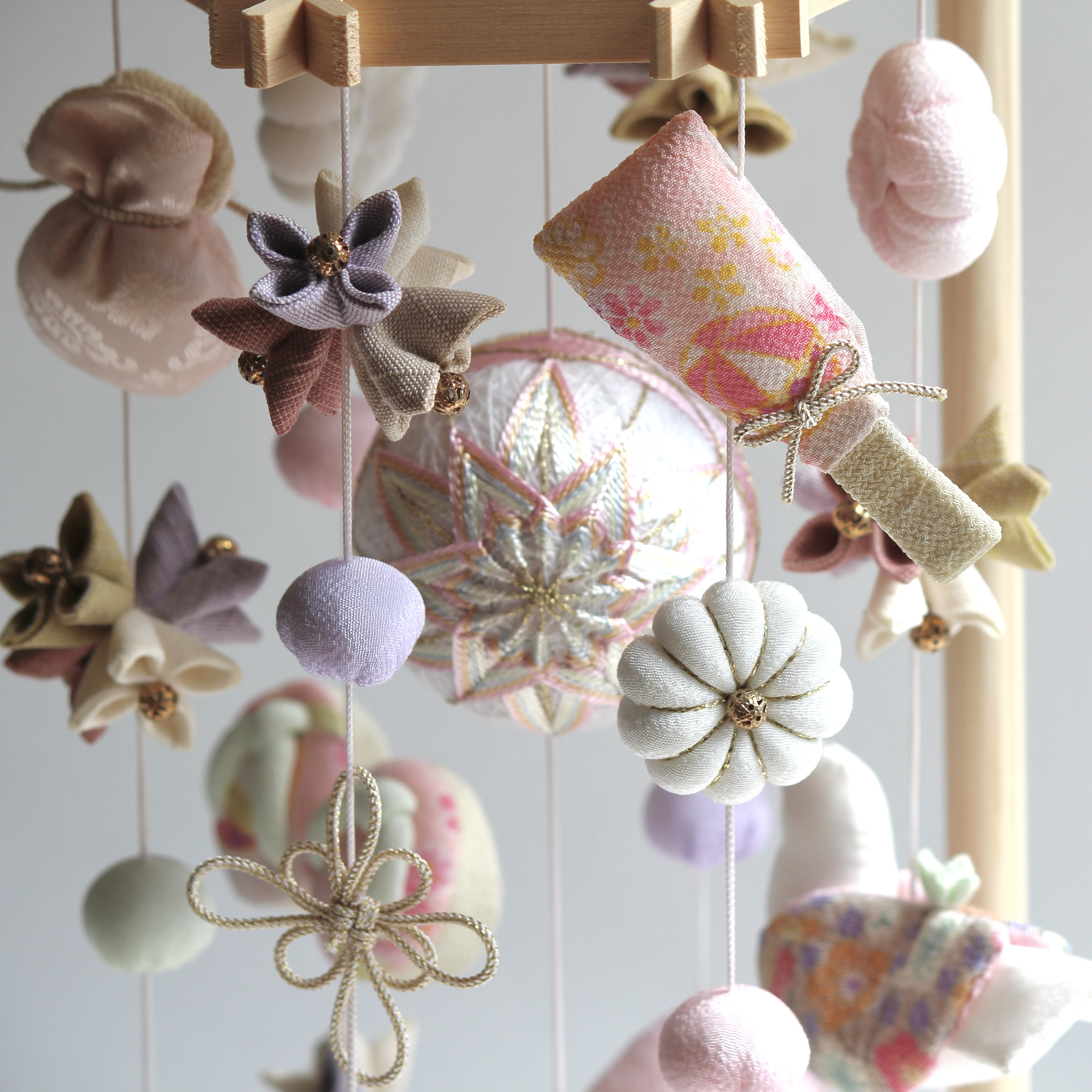 【2027年ご予約終了】　新作：花歩-kaho-　つるし雛 ひな祭り 初節句