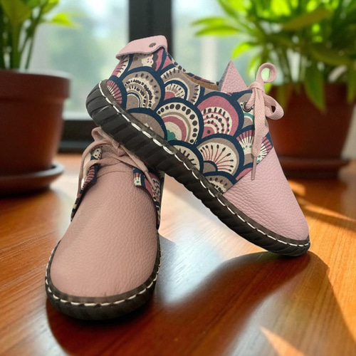 イタリアシュリンクレザーハンドメイドシューズ スニーカー shoeing