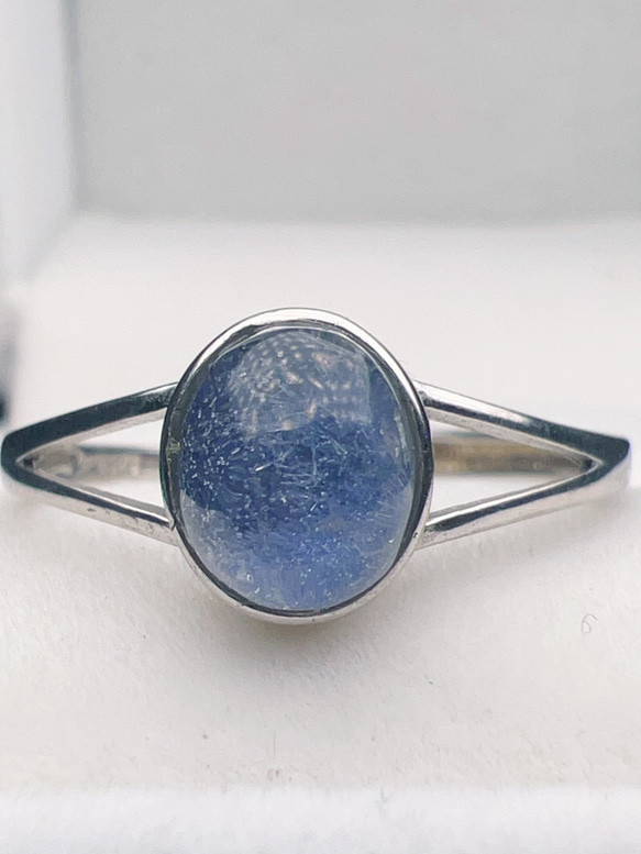 1.64gram天然無処理　デュモルチェライト リング s925シルバー